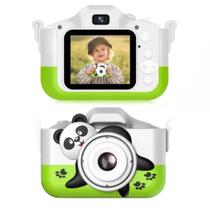 Mini Câmera Digital Panda Criança Recarregável Brinquedo Com Alça