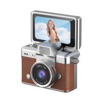 Mini Câmera Digital Retrô Portátil Com Tela Flip HD De 1.47 Polegadas E Gravador De Vídeo