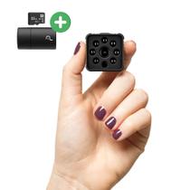 Mini Câmera Espiã com Visão Noturna com Cartão 32GB