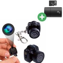 Mini Câmera Espiã Disfarce Chaveiro+ Cartão de Memória 4GB
