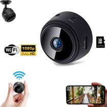 Mini Câmera Espiã Visão Noturna Com Gravador De Voz WIFI - Camera Espiã