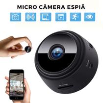 Mini Câmera Espiã Wi-Fi Gravador Voz HD Monitoramento