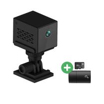 Mini Câmera Espiã WIFI Full HD com Sensor de Movimento, Visão Noturna 32GB
