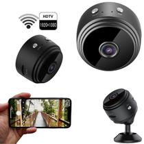 Mini Câmera Espiã Wifi Ip A9 Visão Noturna Com Gravador De Voz - Camera Espiã