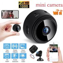 Mini Camera Espiã Wifi Veicular Escondida Noturna Ambientes 1080HD - KAPBOM