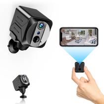 Mini câmera espiã YHRBTPO 2024 Bateria 4K WiFi 2800mAh atualizada