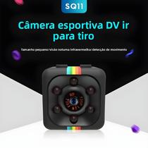 Mini Câmera HD 1080p SQ11 Micro Câmera De Vídeo De Ação Ao Ar Livre Gopro Night Vision 128G Suporte