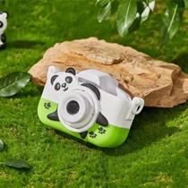 Mini Câmera Infantil Digital Panda Fotografia Brinquedo Criança Recarregável HD 1080mp