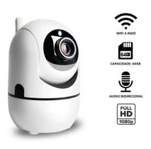 Mini Camera Ip Wifi Hd Onvif Sensor Movimento Automatico ROBOZINHO