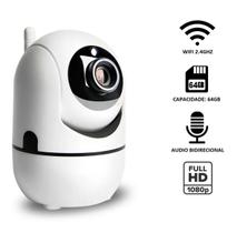 Mini Camera Ip Wifi Hd Onvif Sensor Movimento Automatico Robozinho