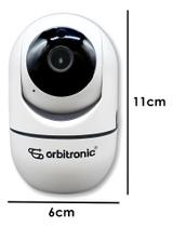 Mini Camera Segurança Robô Sensor Movimento Orbitronic Cor B Mini Camera Segurança Robô Sensor Movimento Orbitronic Cor B
