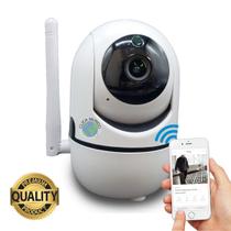 Mini Camera Segurança Robô Wifi Hd Babá Pet Onvif Noturna - IP CAMERA