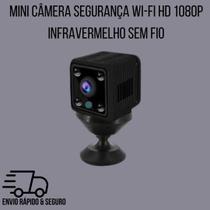 Mini Câmera Segurança Wi-fi HD 1080p Infravermelho Sem Fio
