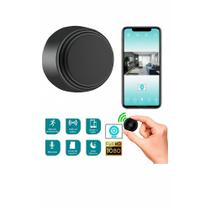 Mini Câmera Wi-Fi Noturna 150º Veicular Preta