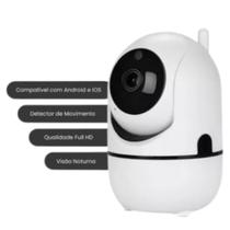 Mini Câmera Wifi Câmera Ip Babá Eletrônica Segurança Infra 360 Ip Hd Bebê Idoso E Pet C/ Nf - IP Cam