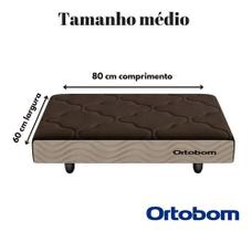 Mini Caminha Pet Cachorro E Gato Porte Médio 80x60x13cm ORTOBOM Mini Caminha Pet Cachorro E Gato Porte Médio 80x60x13cm ORTOBOM