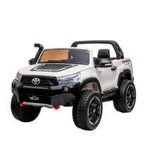 Mini Caminhonete Elétrica Toyota Hilux 12V Branco Importway