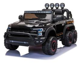 Mini Caminhonete Picape 6 Rodas Carro Elétrico 12v Infantil Cor Preto Voltagem do carregador 127/220V