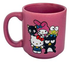 Mini Caneca De Cerâmica 100ml Rosa Hello Kitty & Friends