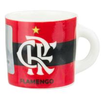 Mini Caneca Decorativa De Porcelana Flamengo
