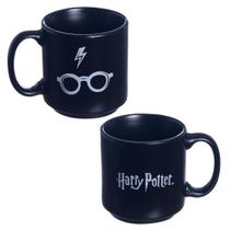 Mini Caneca Harry Potter Empilhável Cerâmica Preta 100ML Oficial WB - Zona Criativa