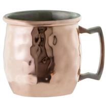 Mini Caneca Martelada Moscow Mule em Aço Inox Cobreado 60ml Mimo Style