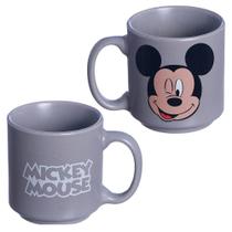 Mini Caneca Mickey Mouse Empilhável Porcelana Cinza 100ML Oficial Disney - Zona Criativa Mini Caneca Mickey Mouse Empilhável Porcelana Cinza 100ML Oficial Disney - Zona Criativa