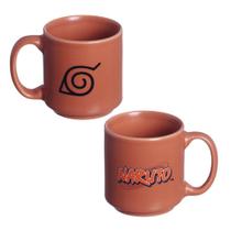 Mini Caneca Naruto Konoha Empilhável Cerâmica Laranja 100ML Oficial VIZ - Zona Criativa