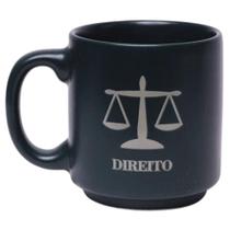Mini Caneca Profissão Advogado Direito Café Expresso Empilhável Cerâmica 100ML - Zona Criativa
