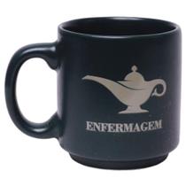 Mini Caneca Profissão Enfermeira Enfermeiro Enfermagem Café Empihável Cerâmica 100ML - Zona Criativa