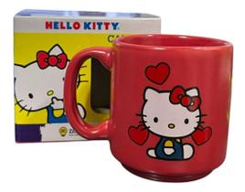 Mini Caneca Tina Hello Kitty 100ml Vermelha - Zonacriativa Mini Caneca Tina Hello Kitty 100ml Vermelha - Zonacriativa