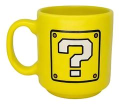 Mini Caneca Tina Interrogação 100ml Amarela - Zonacriativa Mini Caneca Tina Interrogação 100ml Amarela - Zonacriativa