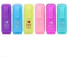 Mini Caneta Marca Texto Kit C/6 Unidades Tom Pastel!!!!