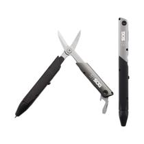 Mini Caneta Tática Multiferramenta, Tesoura Dobrável, 4 Ferramentas Utilitárias, Kit De Faca De