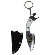 Mini Canivete Chaveiro Com Bainha Oklahoma Country