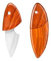 Mini Canivete Formato Peixe De Bolso Pesca E Chaveiro Inox Unica