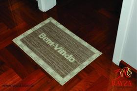 Mini Capacho Sisal Look Bem Vindo 001 Castor 040X060 Cm Mini Capacho Sisal Look Bem Vindo 001 Castor 040X060 Cm