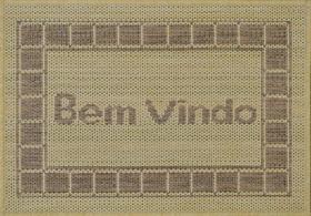 Mini Capacho Sisal Look Bem Vindo 007 Arena 040x060 cm Mini Capacho Sisal Look Bem Vindo 007 Arena 040x060 cm