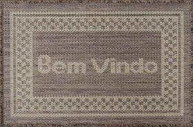 Mini Capacho Sisal Look Bem Vindo 008 Castor 040x060 cm Mini Capacho Sisal Look Bem Vindo 008 Castor 040x060 cm