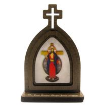 Mini Capela de Jesus das Santas Chagas 8cm Mini Capela de Jesus das Santas Chagas 8cm