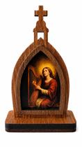Mini Capela de Santa Cecília em MDF 10cm