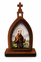 Mini Capela de São Francisco de Assis em MDF 10cm Mini Capela de São Francisco de Assis em MDF 10cm