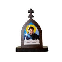Mini Capela do Beato Carlo Acutis em MDF 7cm