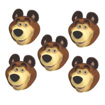Mini Carinha Masha e o Urso - 5 Unidades Mini Carinha Masha e o Urso - 5 Unidades