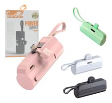 Mini Carregador Portátil Powerbank Tipoc 5000 Mha Smartphone - Eletromex