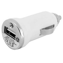 Mini Carregador Veicular Dmix USB 1000MAH - XT001 Branco Mini Carregador Veicular Dmix USB 1000MAH - XT001 Branco
