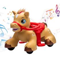 Mini Carrinho Cavalinho Infantil Elétrico Moto Elétrica Som Luzes Mini Carrinho Cavalinho Infantil Elétrico Moto Elétrica Som Luzes