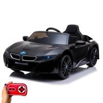 Mini Carrinho Elétrico BMW I8 12V Preto Luzes/Som Controle Suporta 30kg Inmetro BW293PT - Importway Mini Carrinho Elétrico BMW I8 12V Preto Luzes/Som Controle Suporta 30kg Inmetro BW293PT - Importway