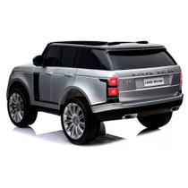 Mini Carrinho Elétrico Infantil Range Rover Land A Bateria Para Crianças Cinza 24V 4x4