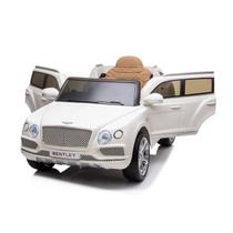 Mini Carrinho Infantil Elétrico Bentley Bentayga - Branco a Bateria Motorizado para Criança - Carro Infantil Elétrico